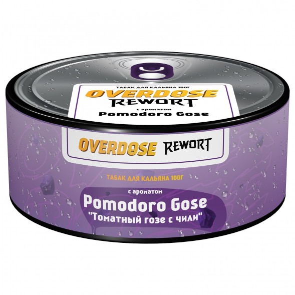 Табак Overdose - Pomodoro Gose (Томатный Гозе с Чили, 100 грамм) купить в Тольятти