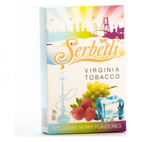 Табак Serbetli - Ice Grape Berry (Виноград Ягоды со Льдом, 50 грамм, Акциз) купить в Тольятти