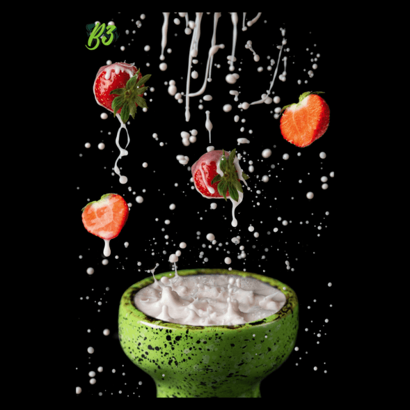 Табак B3 - Strawberry Yougurt (Клубничный Йогурт, 250 грамм) купить в Тольятти