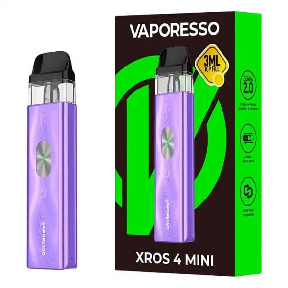 Электронная сигарета Vaporesso XROS 4 Mini - Ice Purple (Фиолетовый Лёд) купить в Тольятти