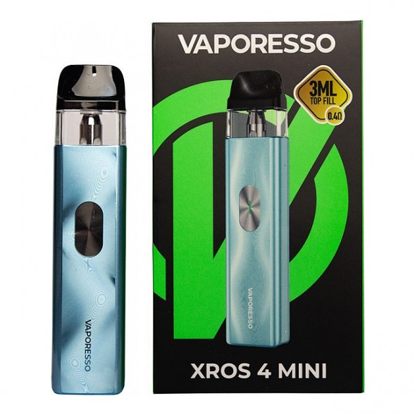 Электронная сигарета Vaporesso XROS 4 Mini - Ice Blue (Синий Лёд) купить в Тольятти