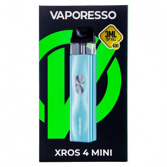 Электронная сигарета Vaporesso XROS 4 Mini - Ice Blue (Синий Лёд) купить в Тольятти