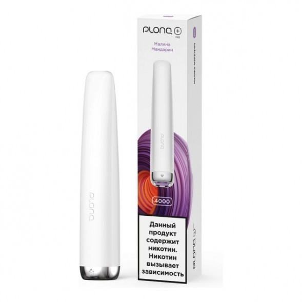 PLONQ PLUS PRO - Малина Мандарин (Raspberry Tangerine, 4000 затяжек) купить в Тольятти