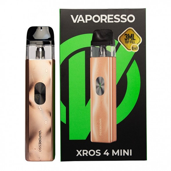 Электронная сигарета Vaporesso XROS 4 Mini - Champagne Gold (Золотое Шампанское) купить в Тольятти