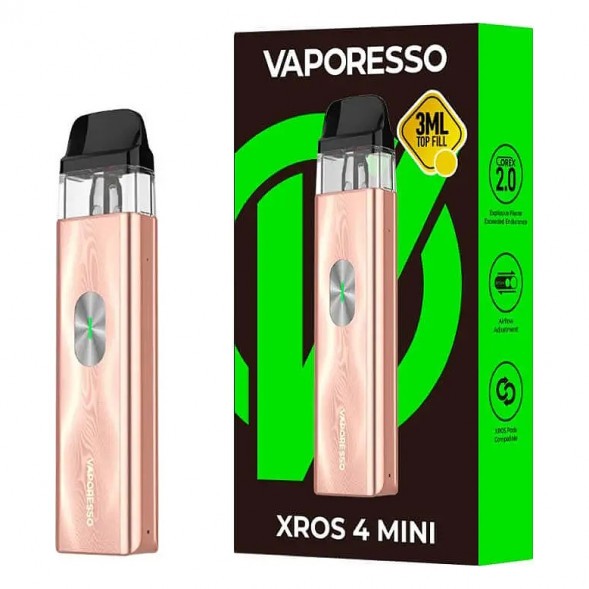 Электронная сигарета Vaporesso XROS 4 Mini - Champagne Gold (Золотое Шампанское) купить в Тольятти