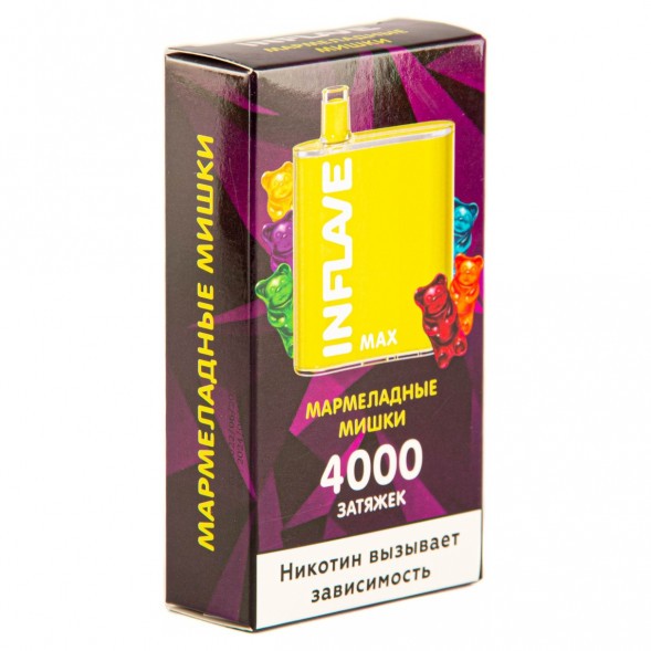 INFLAVE MAX - Мармеладные Мишки (4000 затяжек) купить в Тольятти