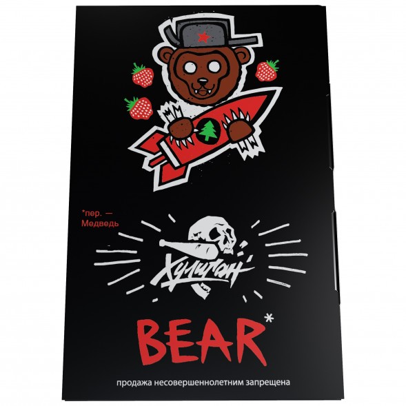 Табак Хулиган - BEAR (Клубника с Ёлкой, 25 грамм) купить в Тольятти