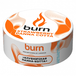 Табак Burn - Strawberry Panna-Cotta (Клубничная Панна-котта, 25 грамм)