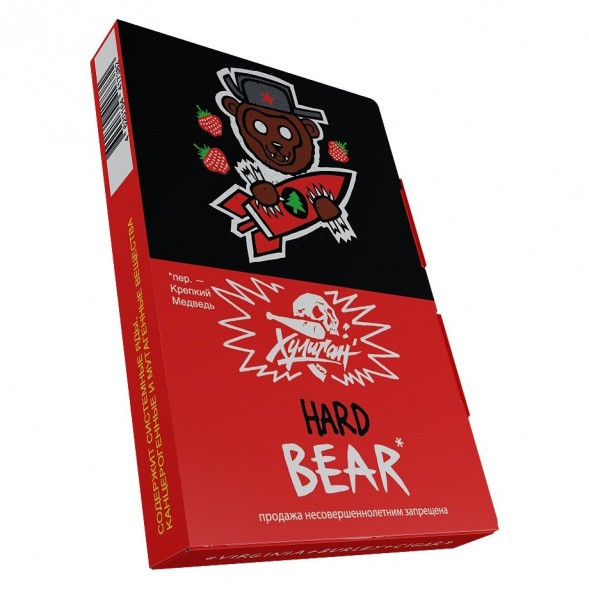 Табак Хулиган Hard - BEAR (Клубника с Ёлкой, 25 грамм) купить в Тольятти