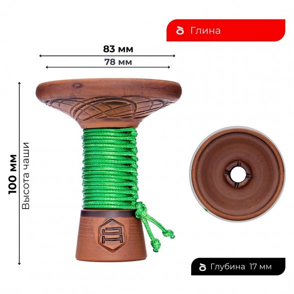 Чаша Japona Hookah - Mummy Green (Мумия Зелёная) купить в Тольятти