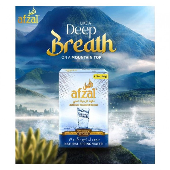 Табак Afzal - Natural Spring Water (Родниковая Вода, 40 грамм) купить в Тольятти