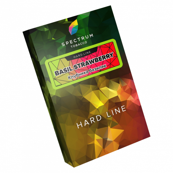 Табак Spectrum Hard - Basil Strawberry (Клубника Базилик, 25 грамм) купить в Тольятти