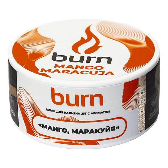 Табак Burn - Mango-Maracuja (Манго и Маракуйя, 25 грамм) купить в Тольятти