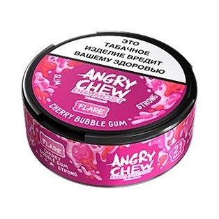 Табак жевательный Angry Chew Slim Strong - DryMost Flare Сherry Bubble Gum (12 грамм) купить в Тольятти