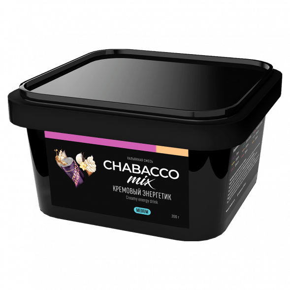 Смесь Chabacco MIX MEDIUM - Creamy Energy Drink (Кремовый Энергетик, 200 грамм) купить в Тольятти