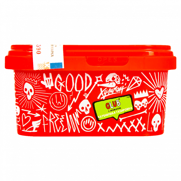 Табак Хулиган - CLUB (Клубничная Газировка, 200 грамм) купить в Тольятти