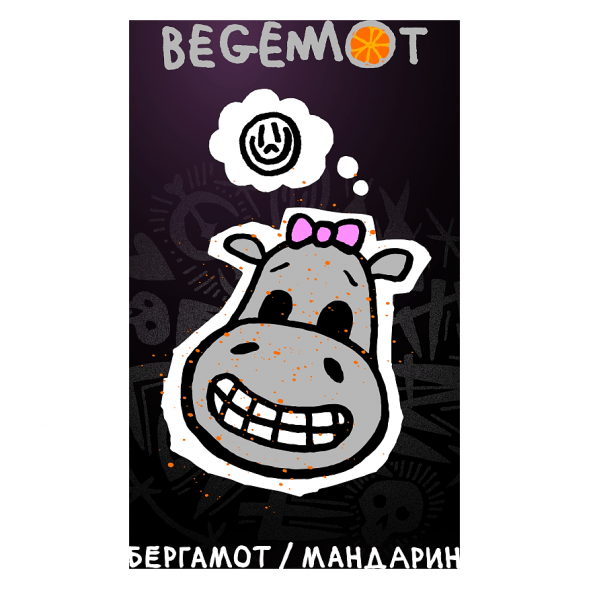 Табак Хулиган - Begemot (Бергамот и Мандарин, 25 грамм) купить в Тольятти