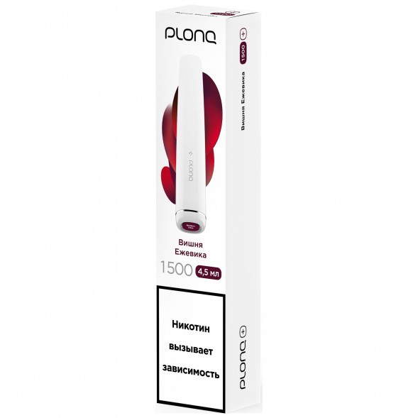 PLONQ PLUS - Вишня Ежевика (1500 затяжек) купить в Тольятти