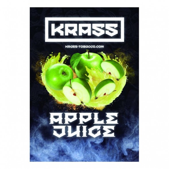 Табак Krass Black - Apple Juice (Яблочный Сок, 100 грамм) купить в Тольятти