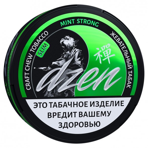 Табак жевательный DZEN Strong - Mint Slim (Мята) купить в Тольятти