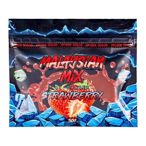 Смесь Malaysian Mix Medium - Strawberry (Клубника, 50 грамм) купить в Тольятти