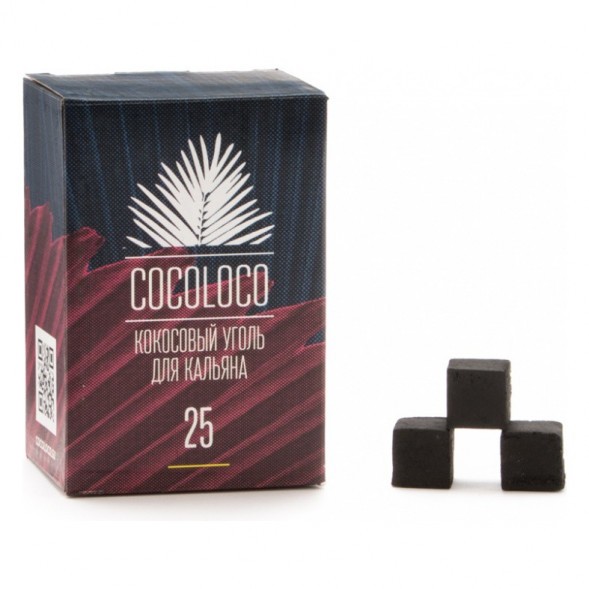 Уголь CocoLoco (25 мм, 72 кубика) купить в Тольятти