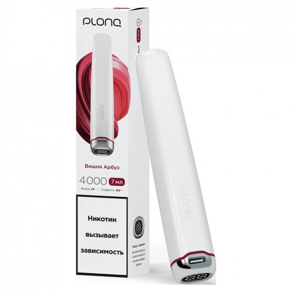 PLONQ PLUS PRO - Вишня Арбуз (4000 затяжек) купить в Тольятти