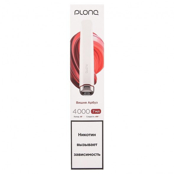 PLONQ PLUS PRO - Вишня Арбуз (4000 затяжек) купить в Тольятти