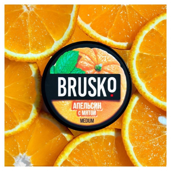 Смесь Brusko Medium - Апельсин с Мятой (50 грамм) купить в Тольятти