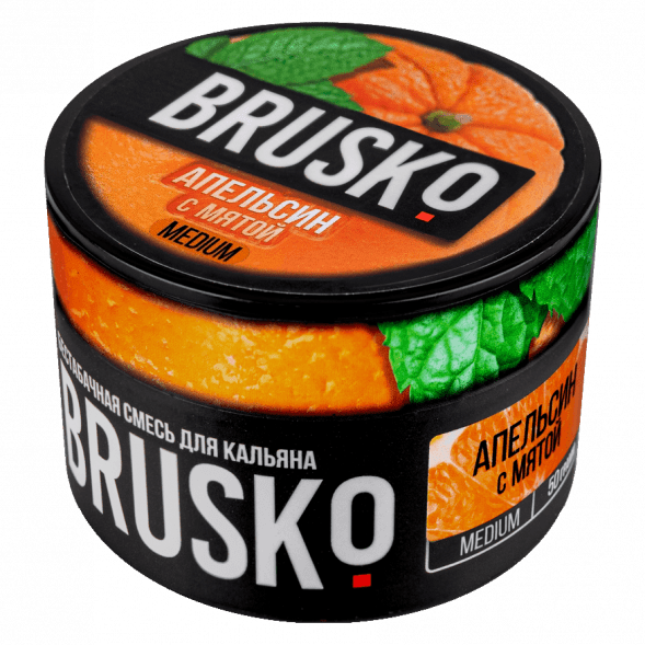 Смесь Brusko Medium - Апельсин с Мятой (50 грамм) купить в Тольятти