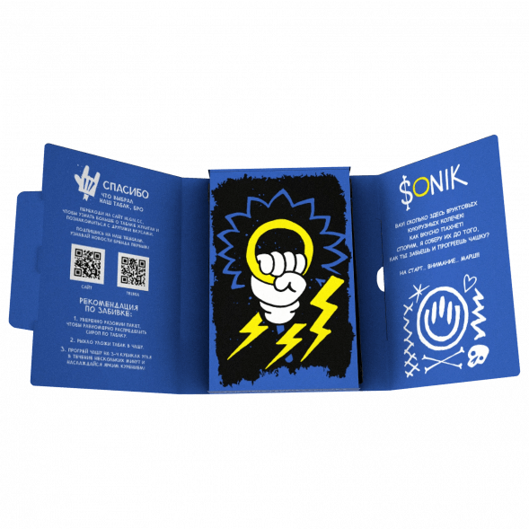 Табак Хулиган Hard - Sonik (Фруктовые Кукурузные Колечки, 25 грамм) купить в Тольятти